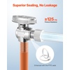 image:imageVEVOR 10 Pack Angle Stop Valve Water Shut Off Valve 12 PEX x 38 OD Compression 14 TurnChrome Plated Brass Shutoff Valves for Bathroom Kitchen Toilet Shower Plumbing10